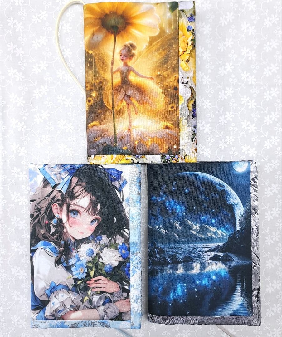 メモリー㉑ブックカバー、スマホポーチ