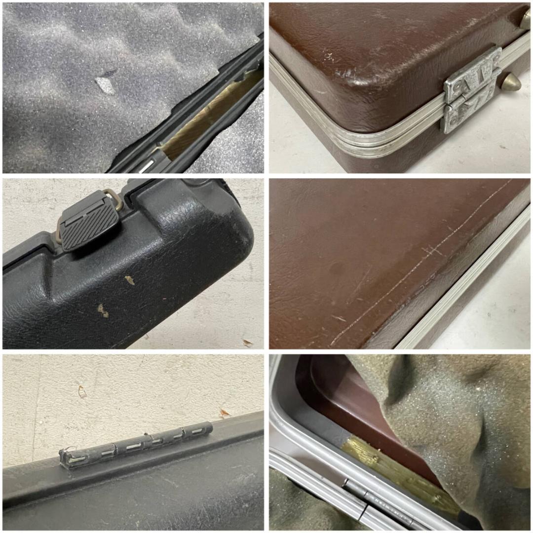 ガンケース ライフルケース ハードケース 計2点 まとめて 茶色 黒色