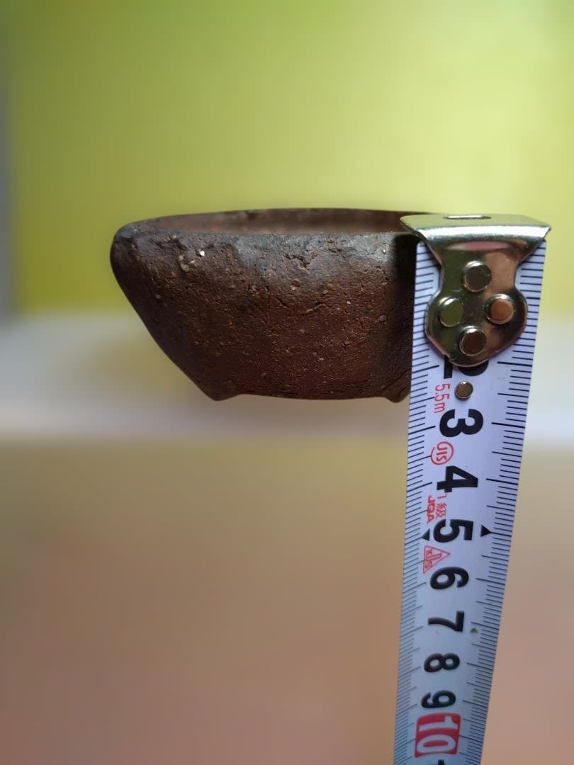 ダークブラウン 陶器製、盆栽鉢