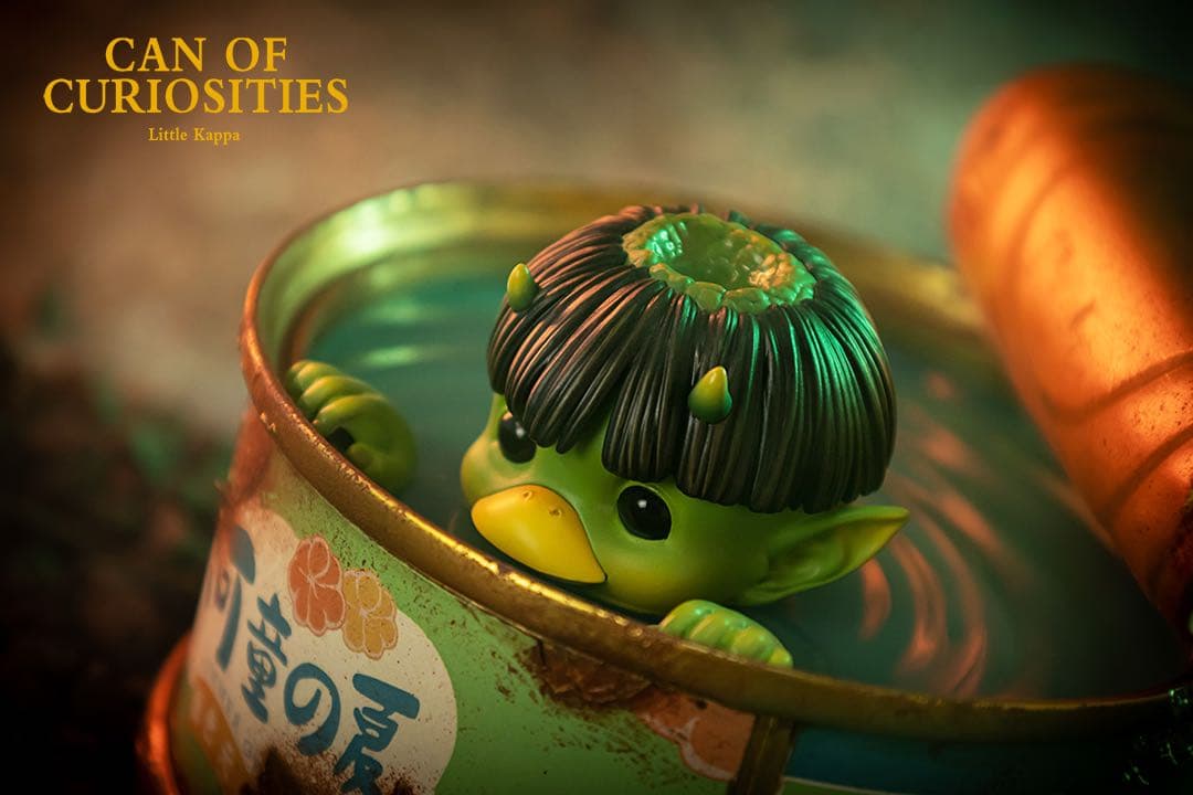 好奇心の缶詰　河童　フィギュア　スタチュー　アートトイ　蓄光　399限定　正規品