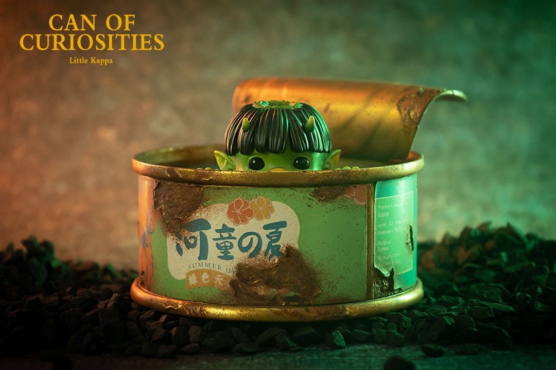 好奇心の缶詰　河童　フィギュア　スタチュー　アートトイ　蓄光　399限定　正規品