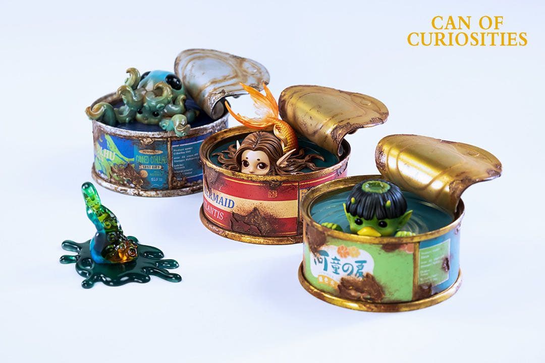 好奇心の缶詰　河童　フィギュア　スタチュー　アートトイ　蓄光　399限定　正規品