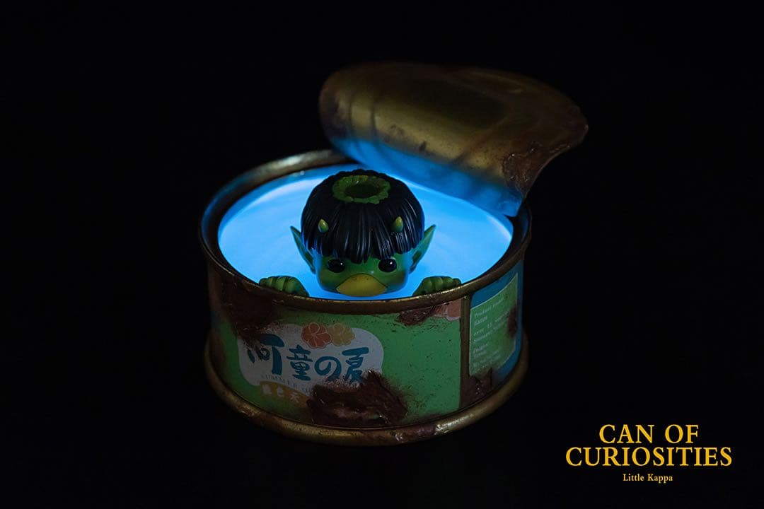 好奇心の缶詰　河童　フィギュア　スタチュー　アートトイ　蓄光　399限定　正規品