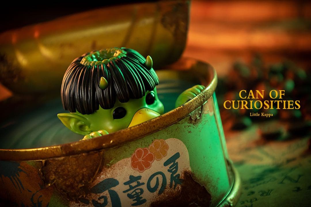 好奇心の缶詰　河童　フィギュア　スタチュー　アートトイ　蓄光　399限定　正規品