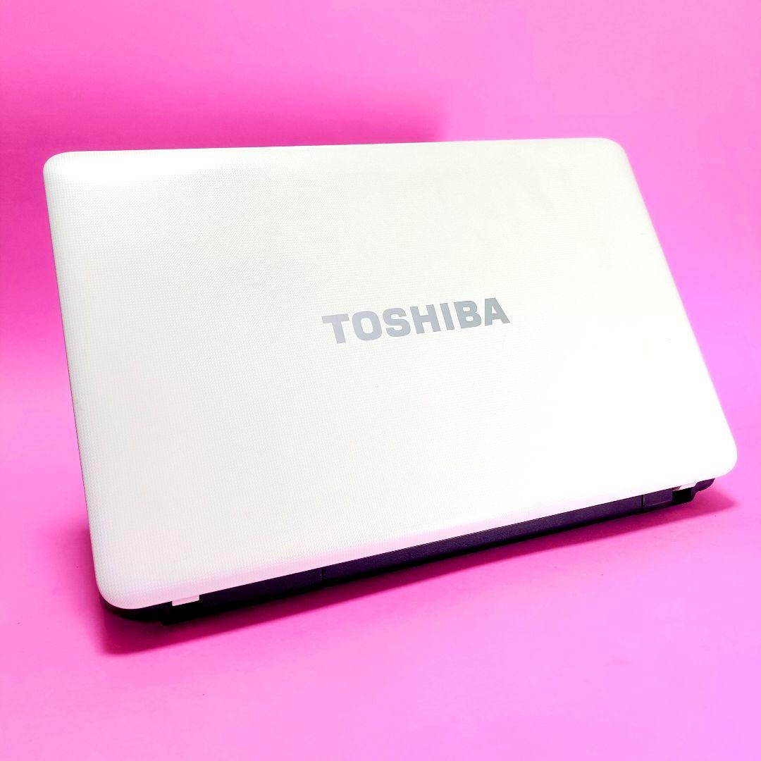 大容量500GB‼️8GB✨オフィス✨白ホワイトノートパソコン✨設定済み