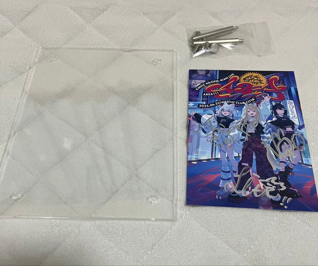 kmnzサイン入りポストカード