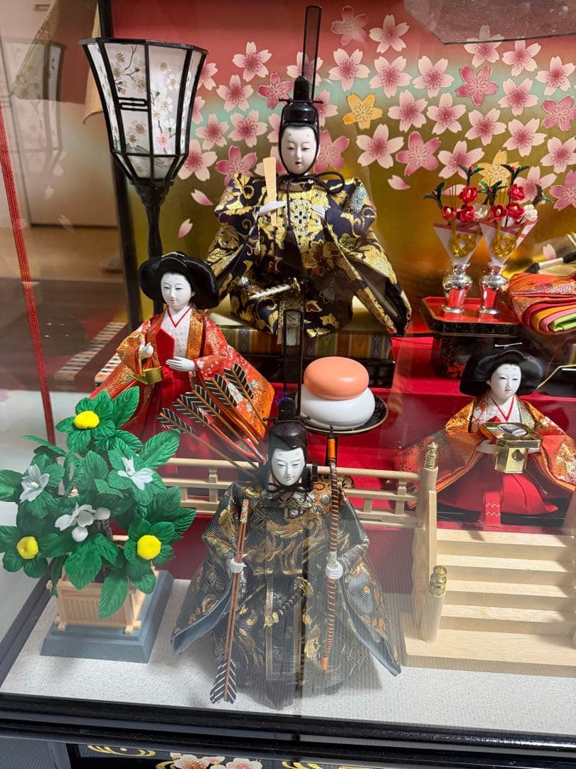 雛人形 ケース飾り 三段飾り 桃の節句 ひな祭り　久月