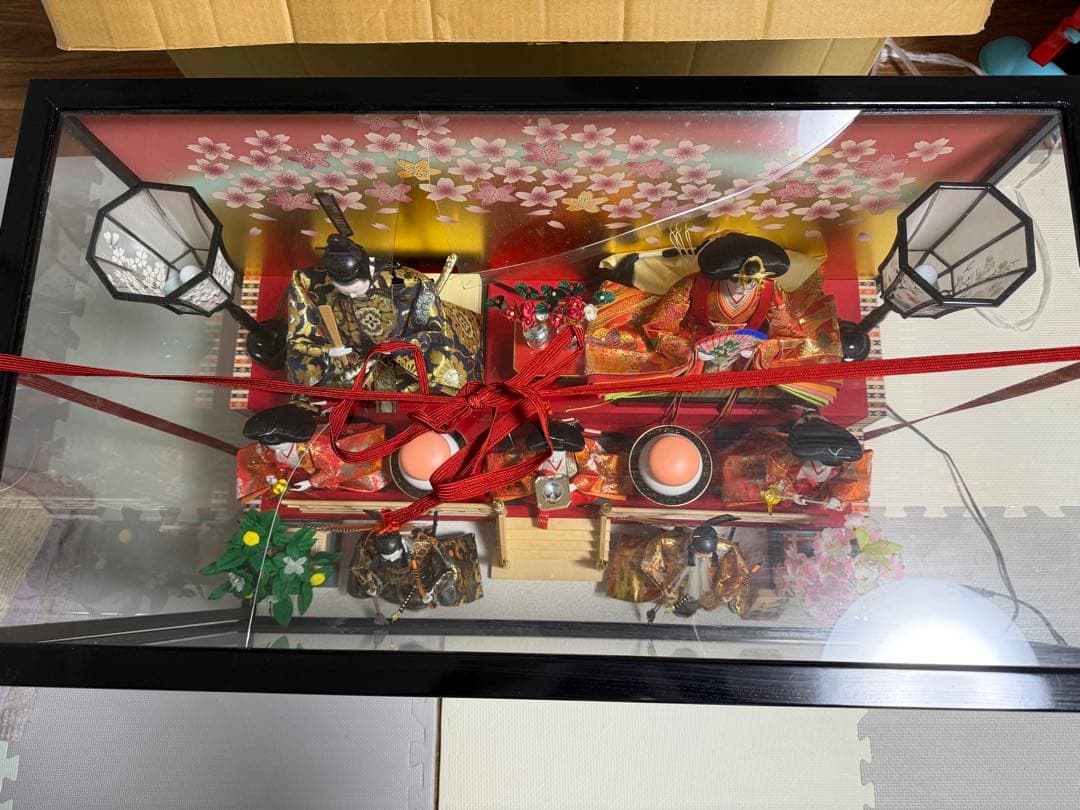 雛人形 ケース飾り 三段飾り 桃の節句 ひな祭り　久月