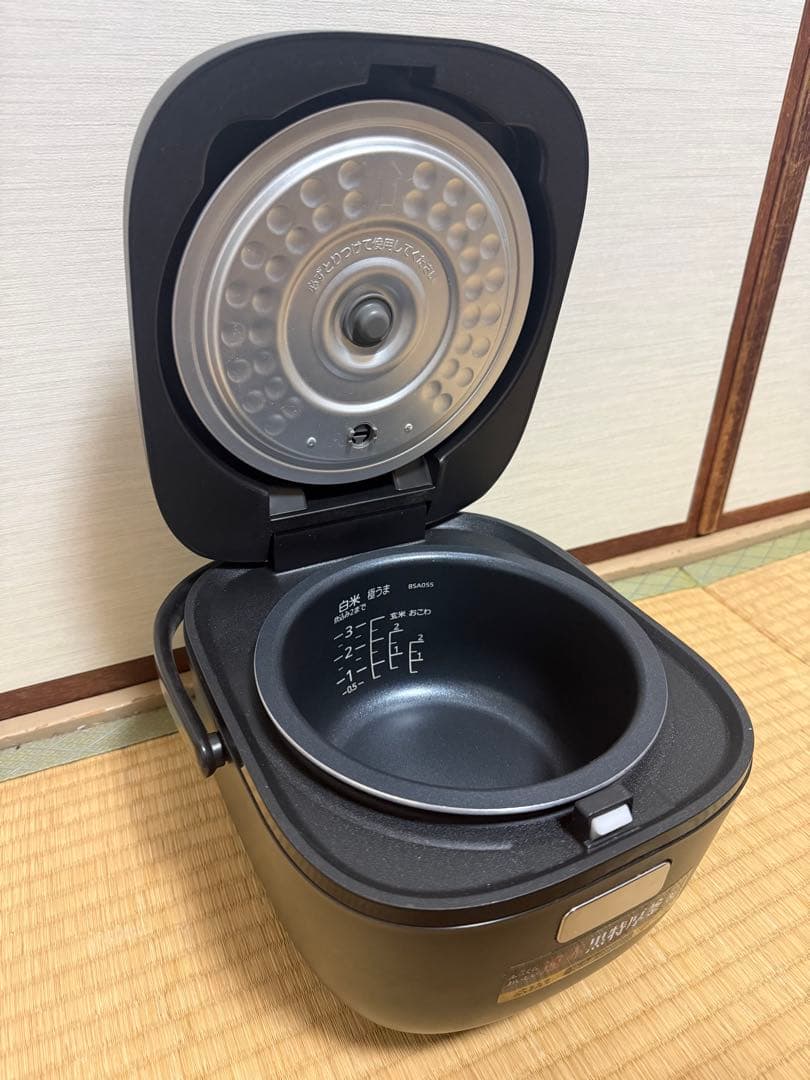 タイガー 炊飯器 JBS-A055 KM 3合炊き 一人暮らし 美品 箱説明書付