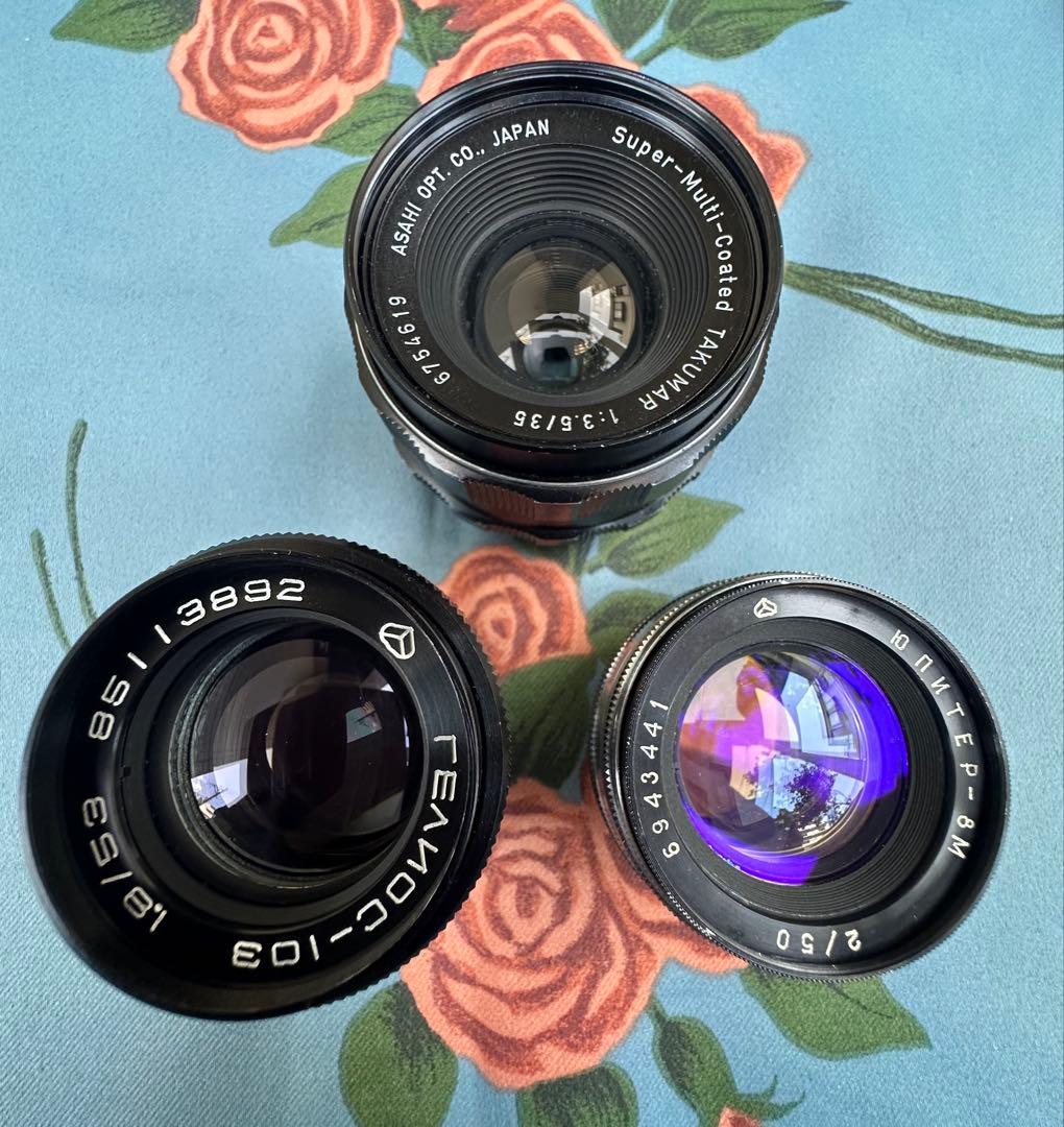 ちー　　ロシアレンズ2本　オマケM42