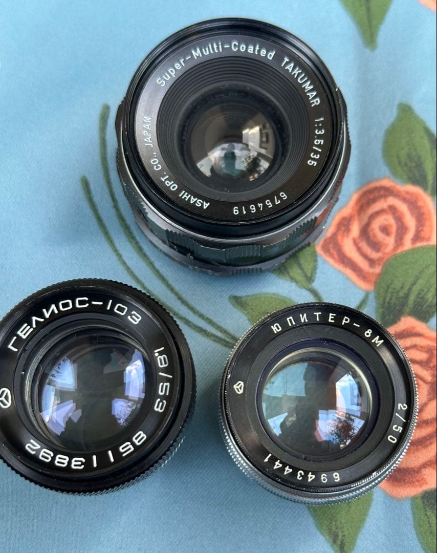 ちー　　ロシアレンズ2本　オマケM42