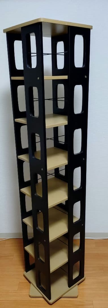 回転本棚　漫画ラック　送料￥8600