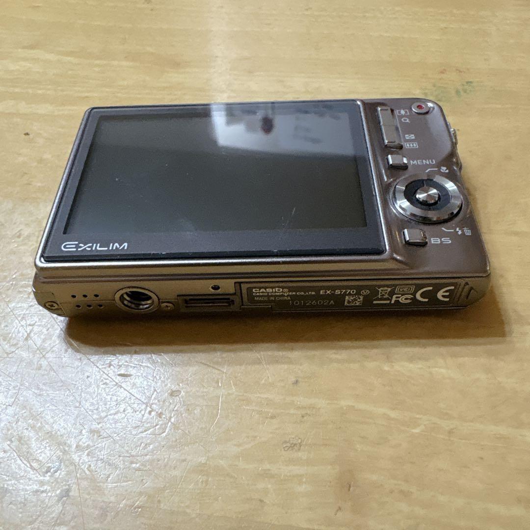 動作品　CASIO EXILIM EX-S770 コンパクトデジタルカメラ