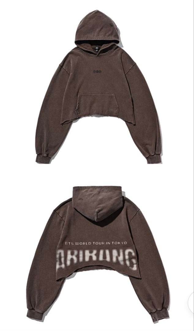 BTS ARIRANG Crop Hoodie Tokyo フーディ Mサイズ