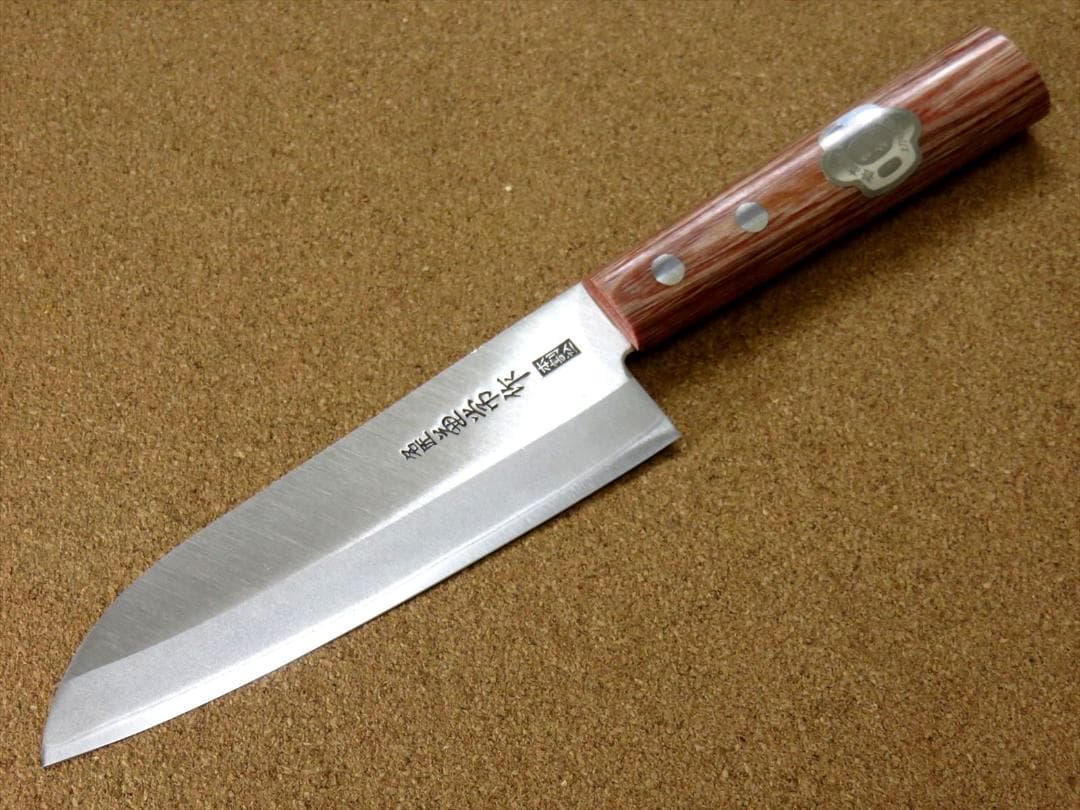 関の刃物 小三徳包丁 140mm 名匠 兼常作 本割込 武生 白紙2号 両刃包丁