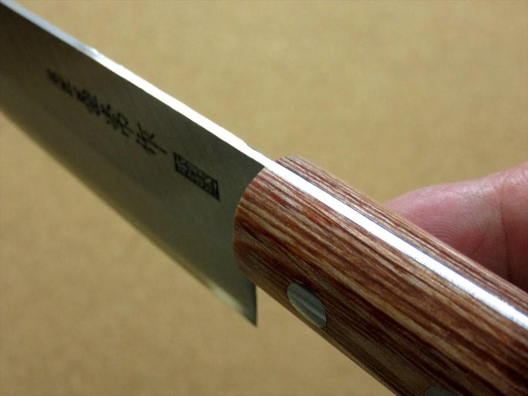 関の刃物 小三徳包丁 140mm 名匠 兼常作 本割込 武生 白紙2号 両刃包丁