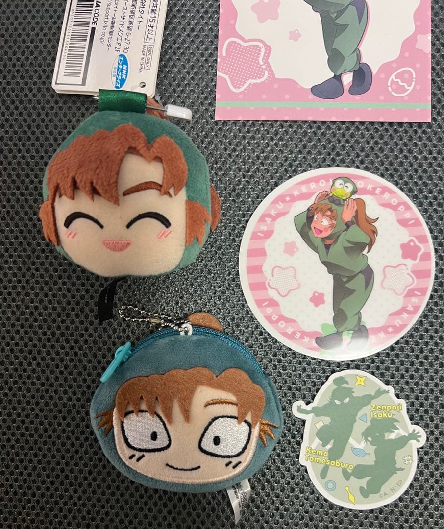 忍たま乱太郎　善法寺伊作セット　推しパシャ　キーホルダー　おしのびチャーム