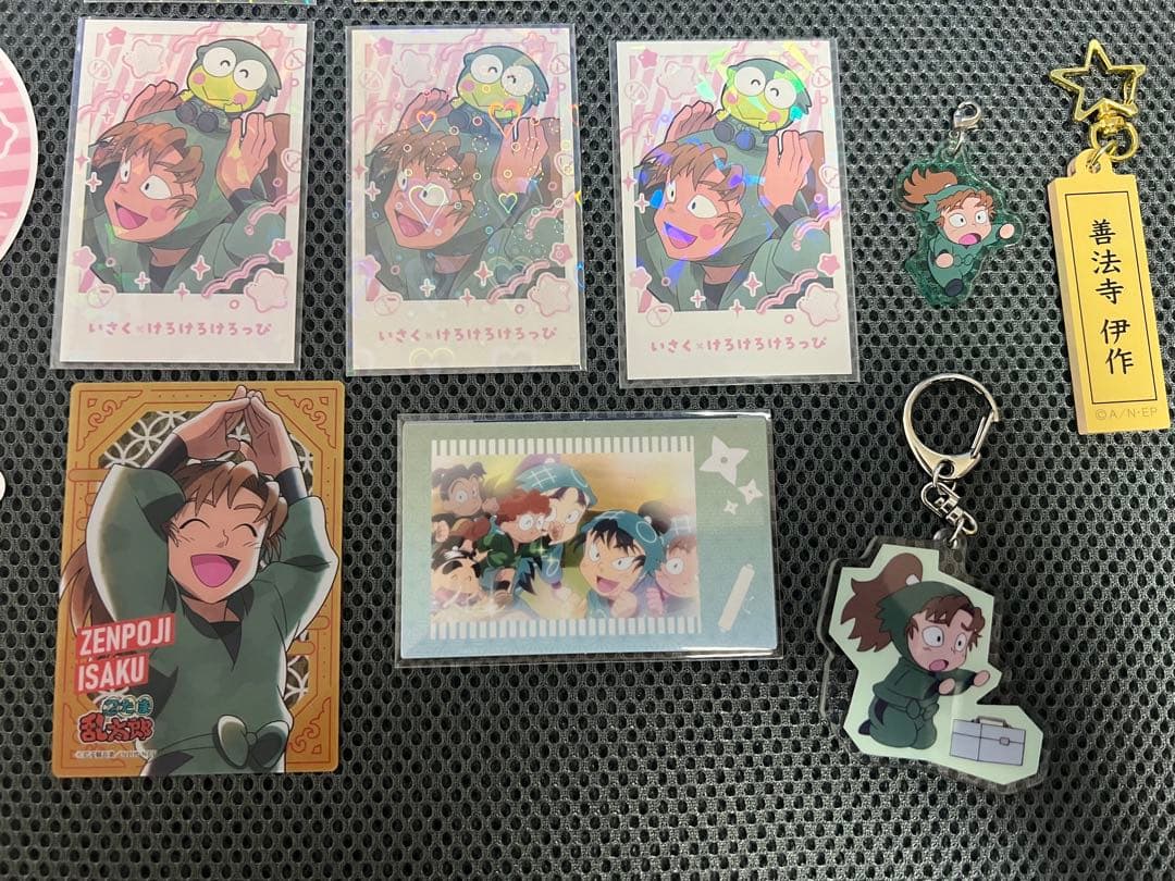 忍たま乱太郎　善法寺伊作セット　推しパシャ　キーホルダー　おしのびチャーム