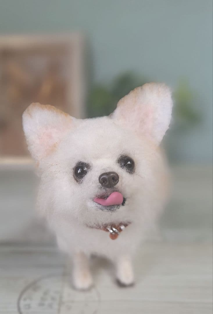 羊毛フェルト　ちわわ