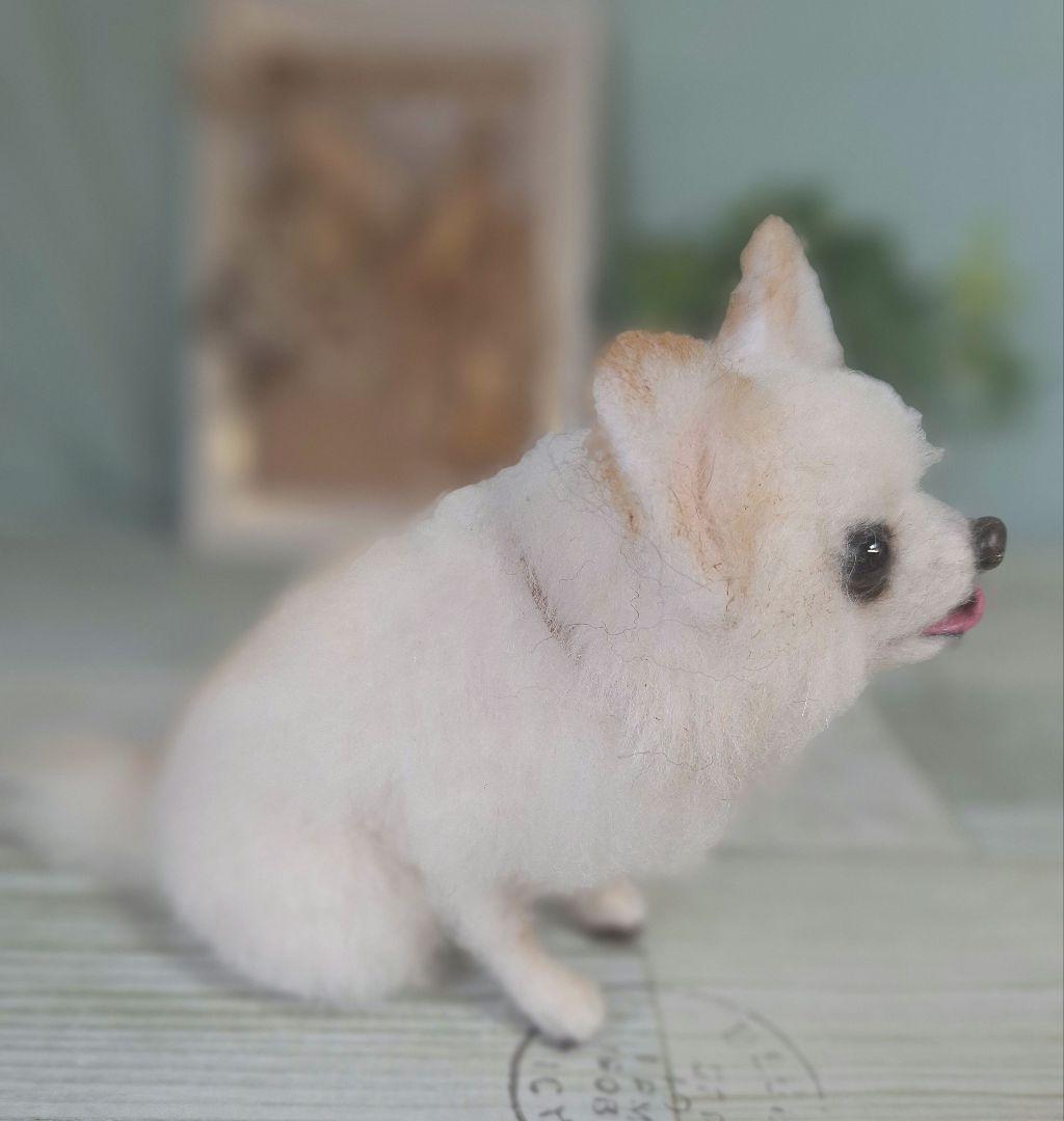 羊毛フェルト　ちわわ