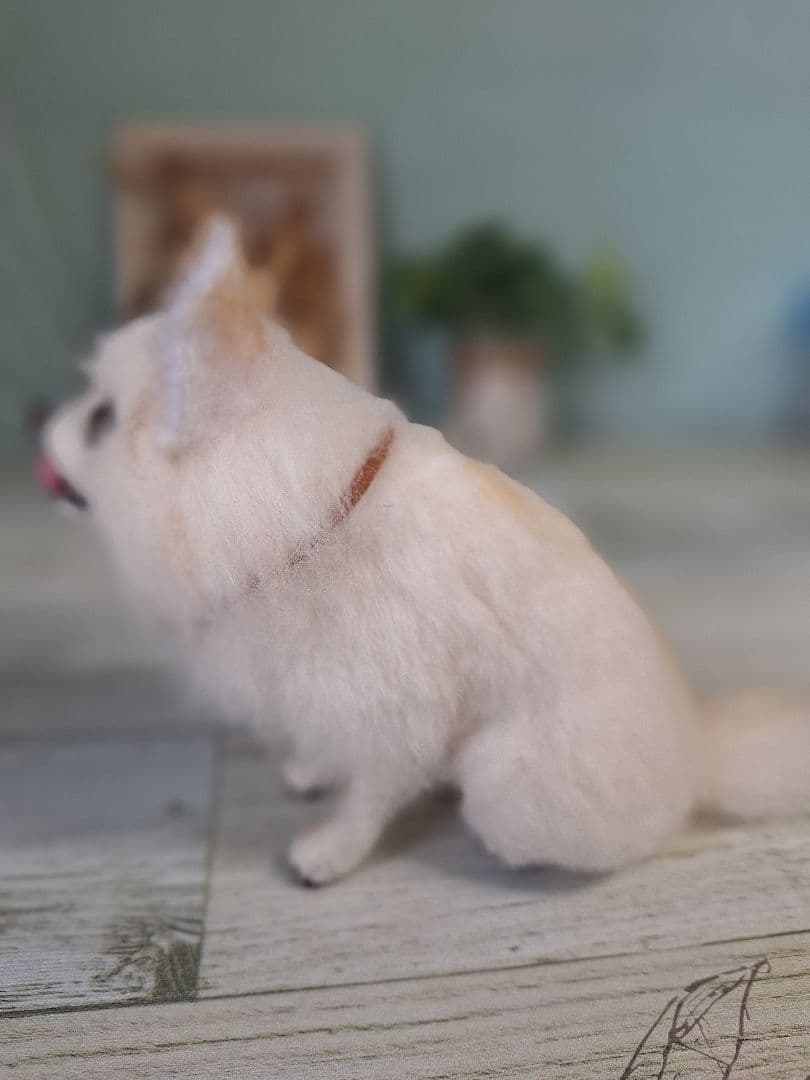 羊毛フェルト　ちわわ