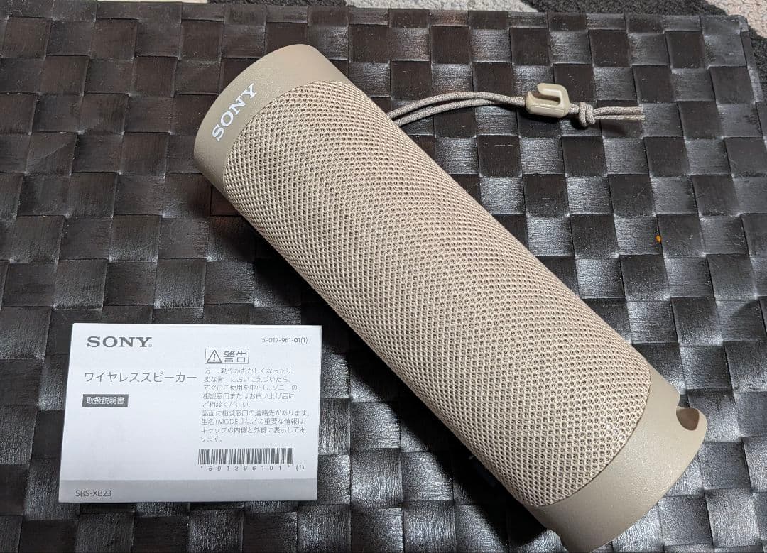 SONY ワイヤレスポータブルスピーカー SRS-XB23