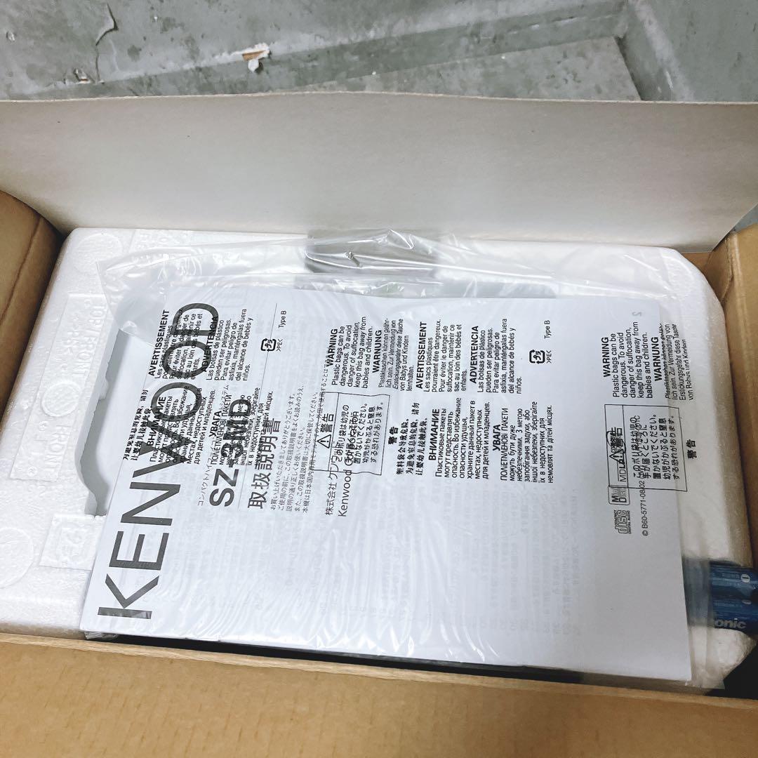 【超希少・未使用】KENWOOD コンポ SZ-3MD-W 本体のみ