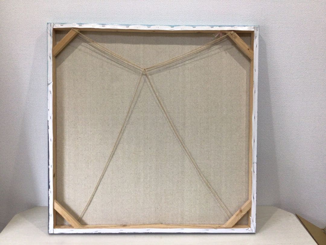 現代アート ニューヨークシティー アクリル絵画 風景原画 30号 80×80cm