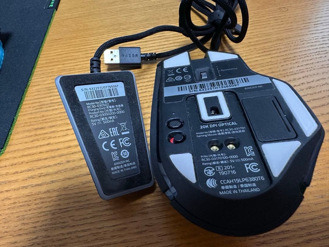 Razer マウス・キーボード・マウスパッド　3点セット