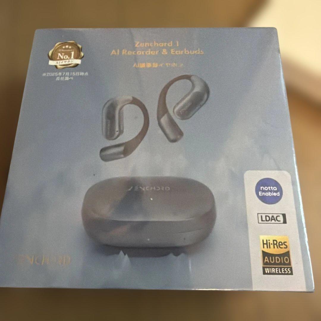 AIイヤホン　Zenchord 1 makuake レザーケース付　新品未使用