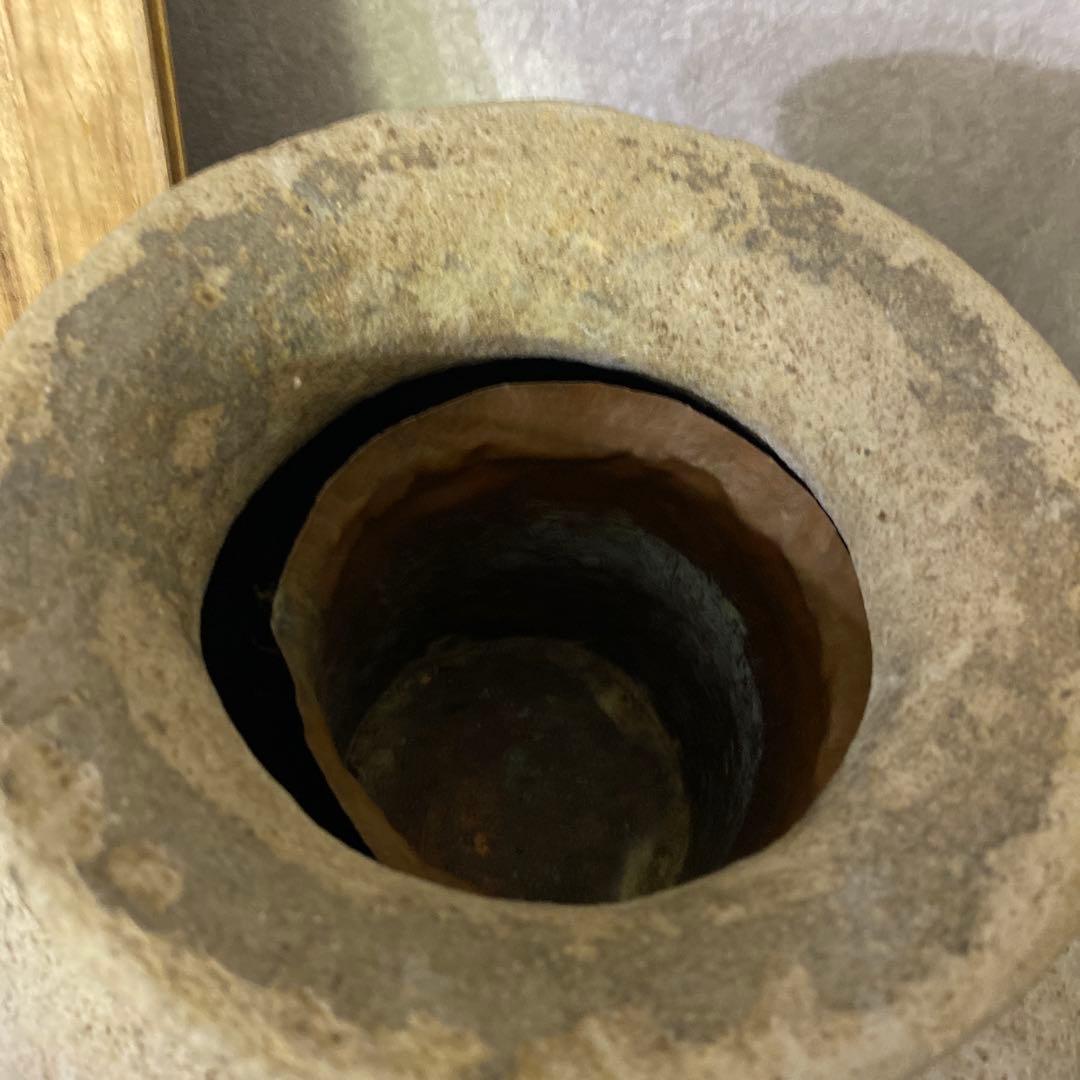 須恵器　花瓶　昭和参十六年平塚大神地区出土品（新幹線工事中）土器　発掘