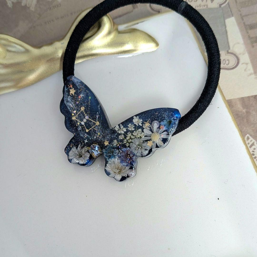 ＃515 星空✴天の川✴オリオン座✴レジンヘアゴムキーホルダーブローチ