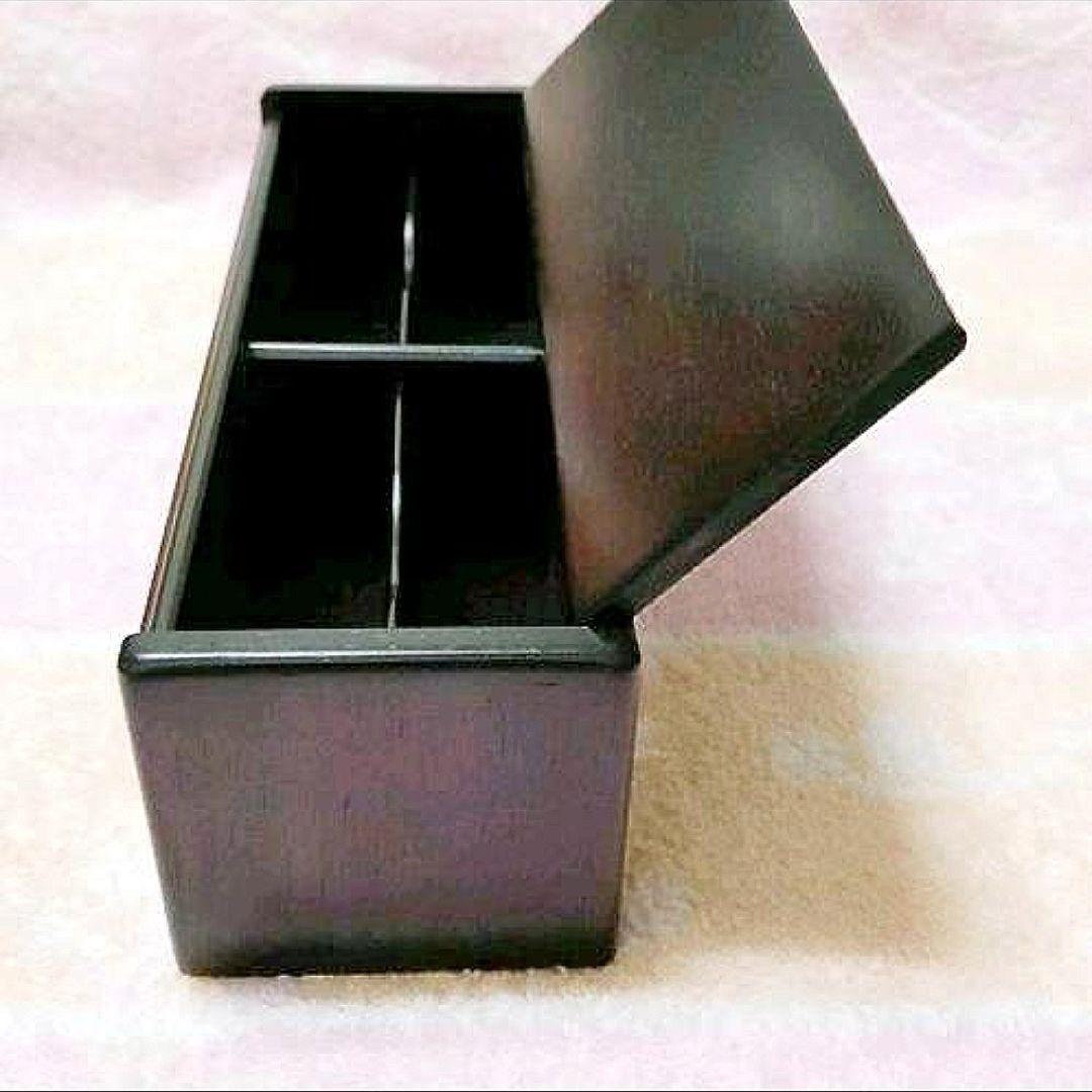 名刺入れ　カード入れ　小物入れ　木製　シンプル　木箱　小箱　和風　ケース　黒　茶