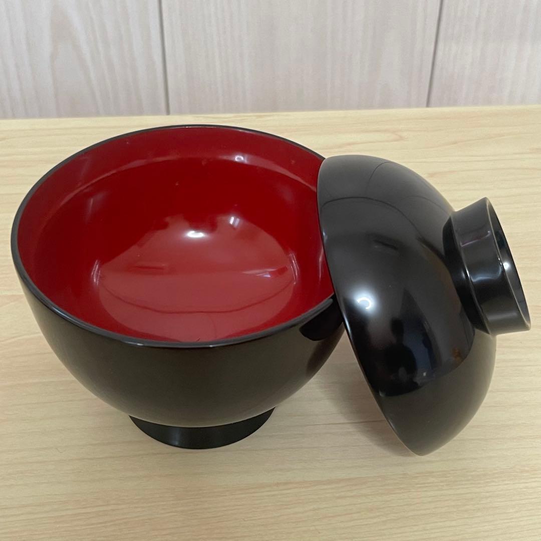 【本場秋田よりお届けします】伝統工芸品 川連漆器 椀5客 日本製 漆