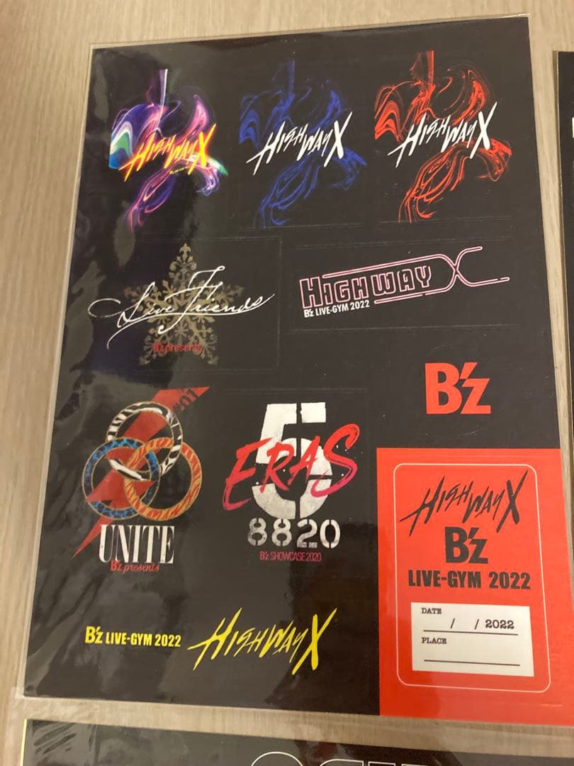④B'z 限定 特典 FYOP 会場限定 ステッカー FYOD FYOP+
