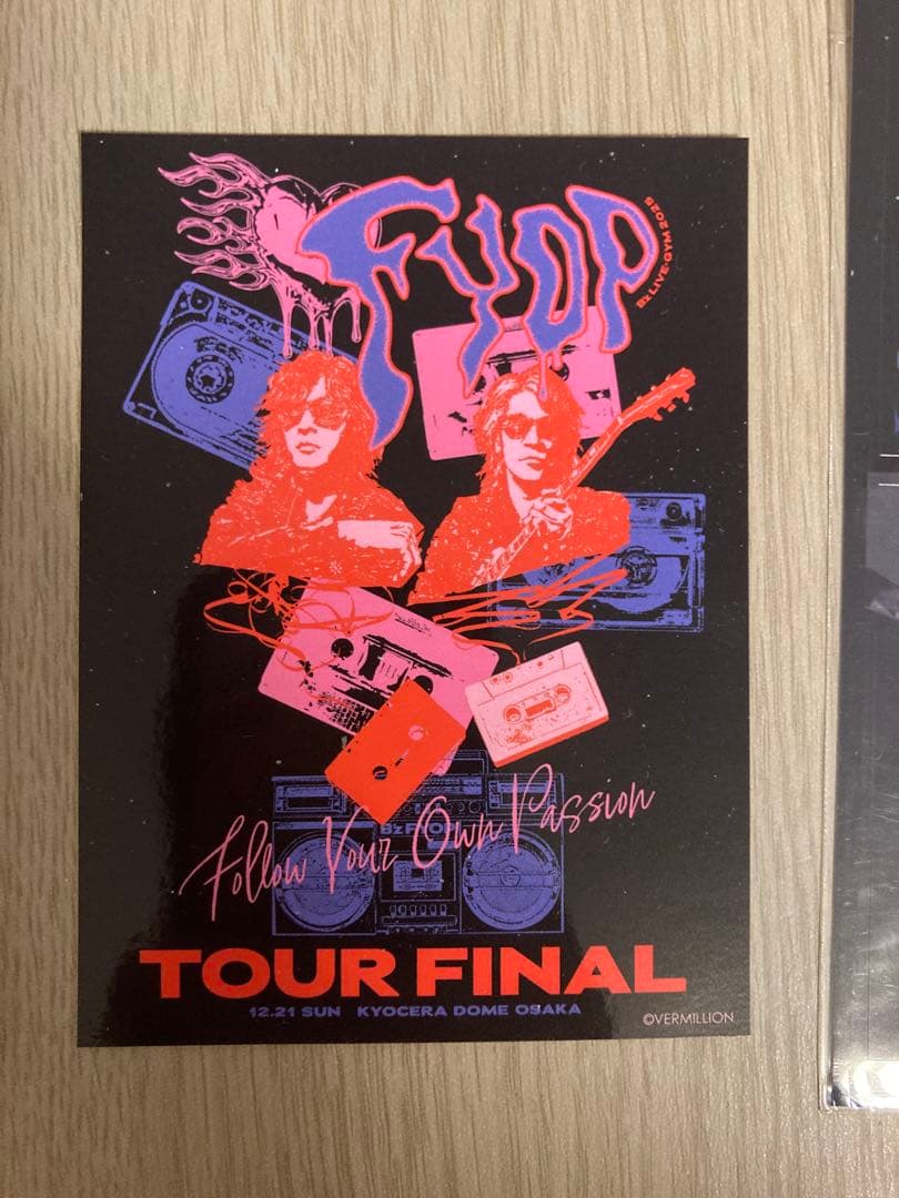④B'z 限定 特典 FYOP 会場限定 ステッカー FYOD FYOP+