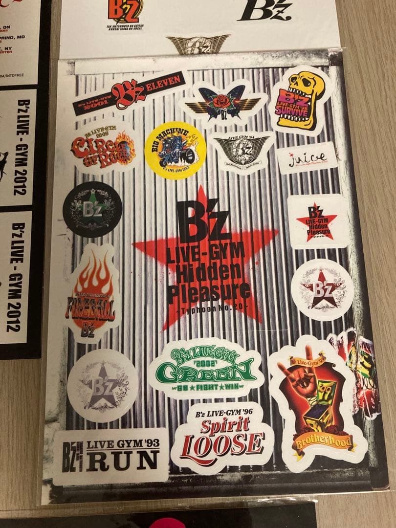 ④B'z 限定 特典 FYOP 会場限定 ステッカー FYOD FYOP+