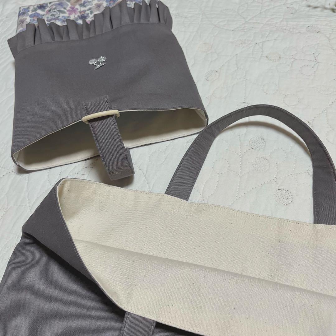 リバティ　手提げ袋　お着替え袋　上履き入れ　3点　シンクオブミー　入園入学セット