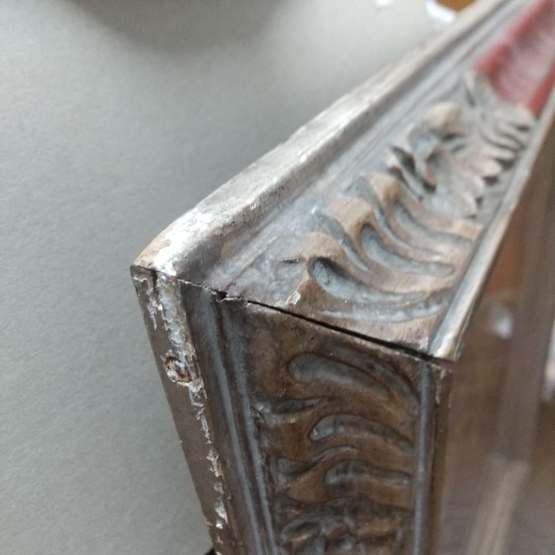 木版画　川西英　栂尾紅葉　オリジナル額　額傷みあり　ヤケ