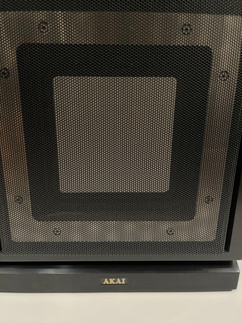 美品 AKAI スピーカー SW-M515ブラック 2台