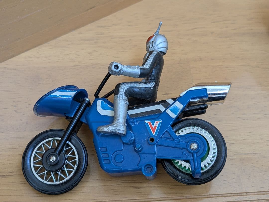 当時の物　仮面ライダー スーパー1 フィギュア　Vマシン　チャンピオンライダー