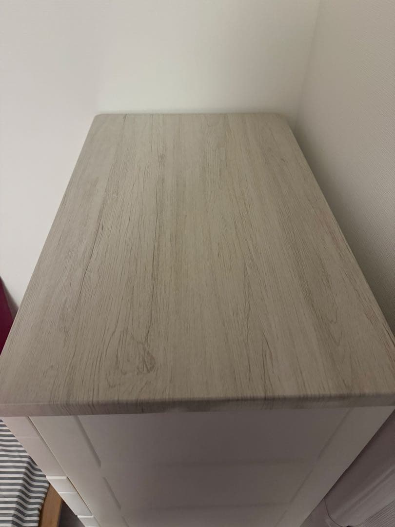 ニトリ フィットプラスNT2 5段チェスト ホワイトウォッシュ