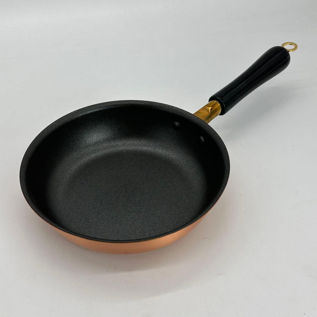 新品未使用 銅製 フライパン 18cm 銅 フライパン 日本製 ガス火対応