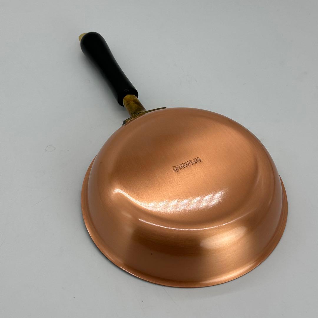 新品未使用 銅製 フライパン 18cm 銅 フライパン 日本製 ガス火対応