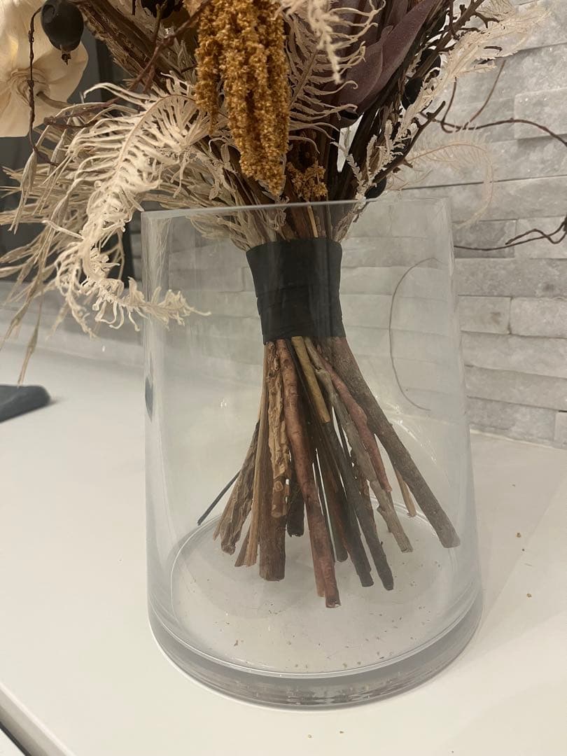 【美品】 3連休セール⭐️フェイクドライフラワー・フラワーベース