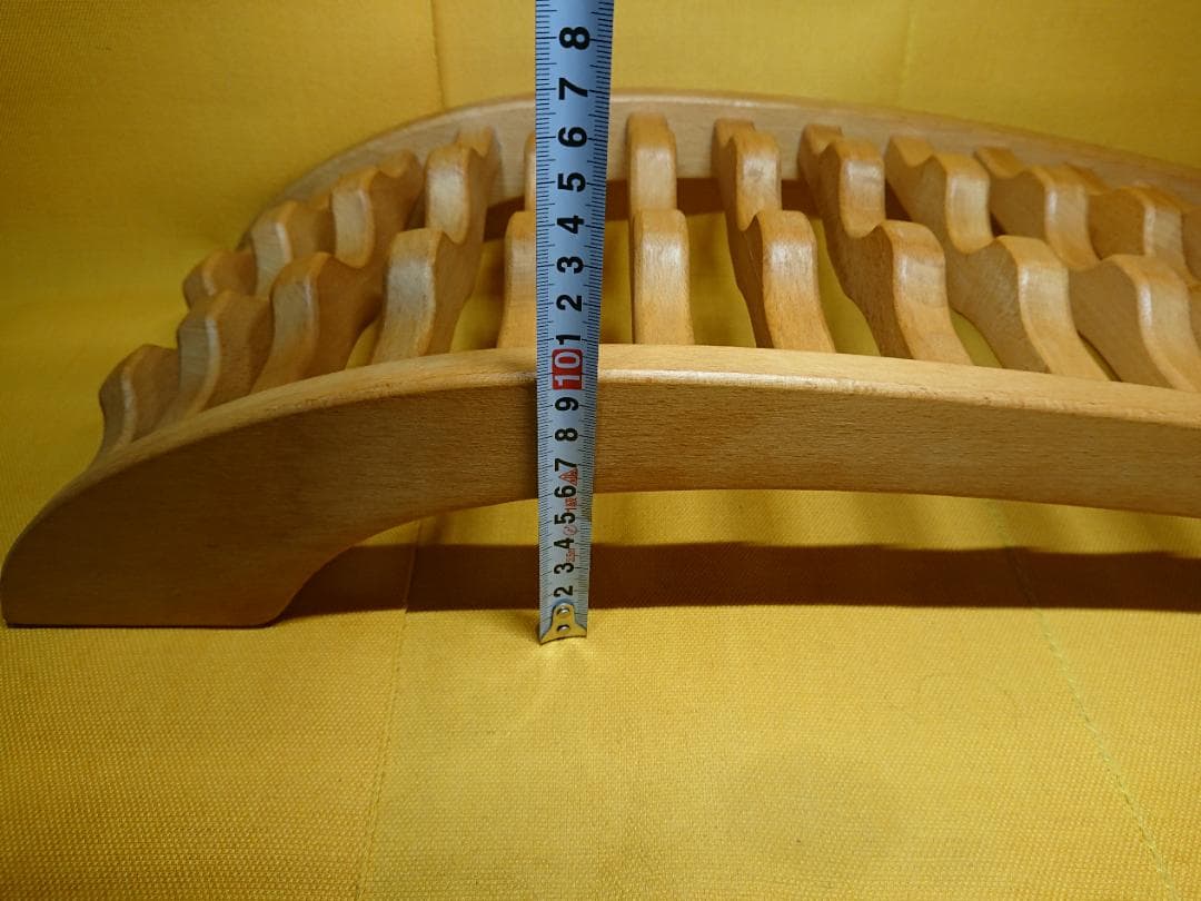 【美品】背筋伸ばし　腰痛　背骨矯正　置物　インテリア　美術品　工芸品　A3045