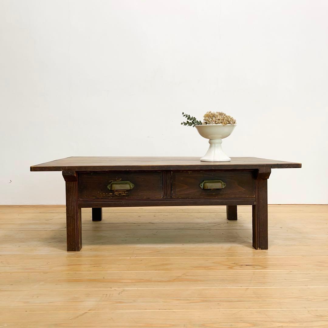 ローテーブル　机　M103　古道具　古家具　ビンテージ　アンティーク　レトロ
