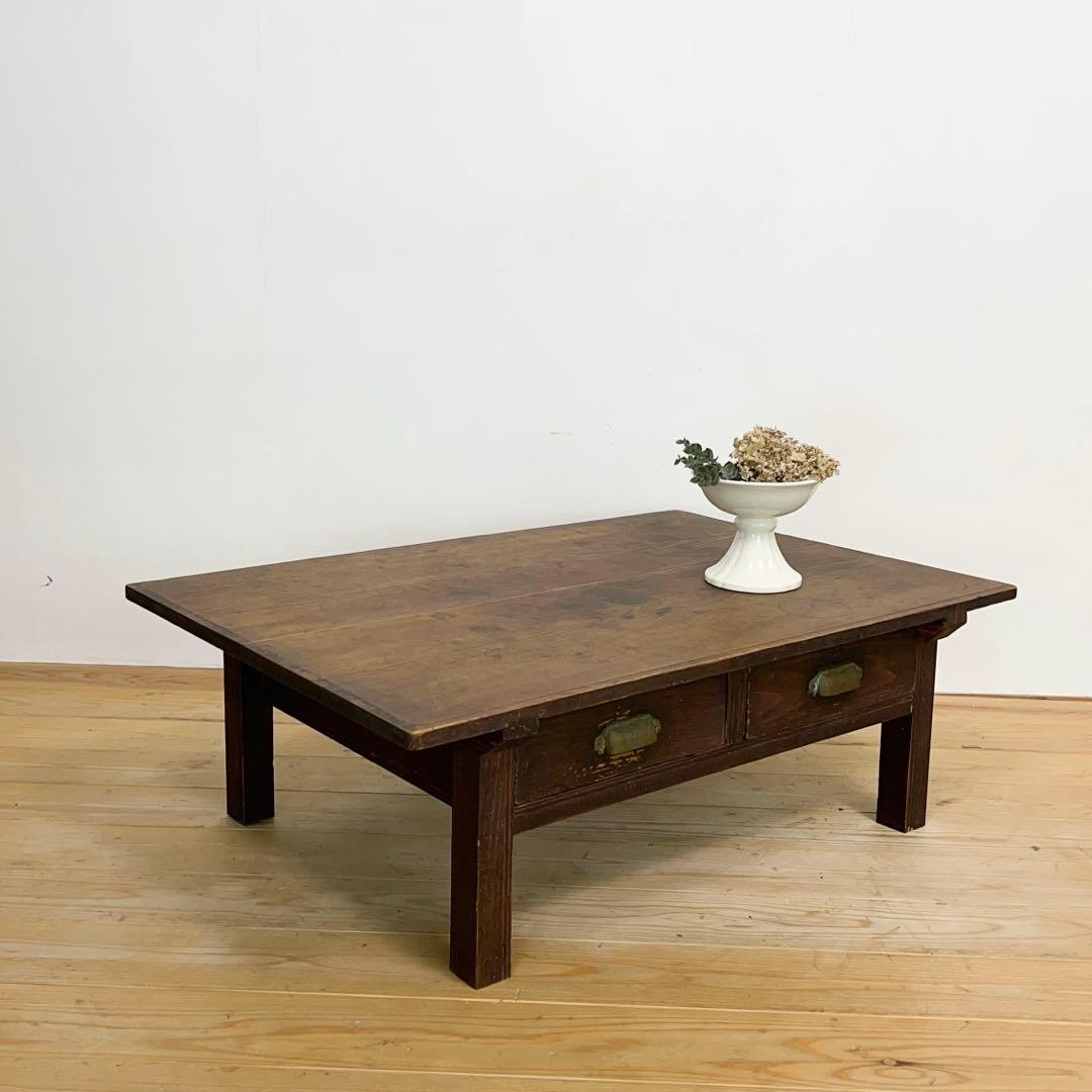 ローテーブル　机　M103　古道具　古家具　ビンテージ　アンティーク　レトロ