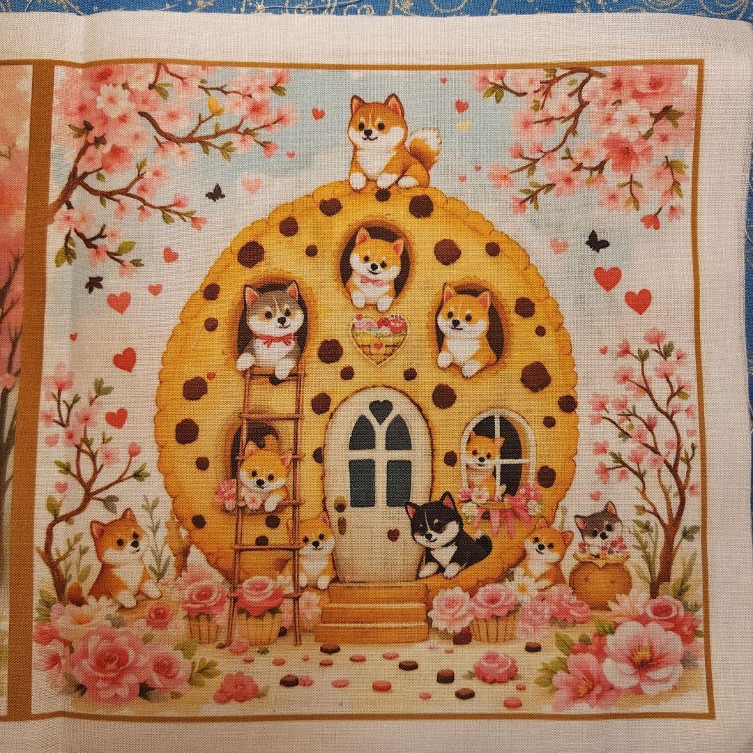 MAY ハンカチ シーズーちゃん柄