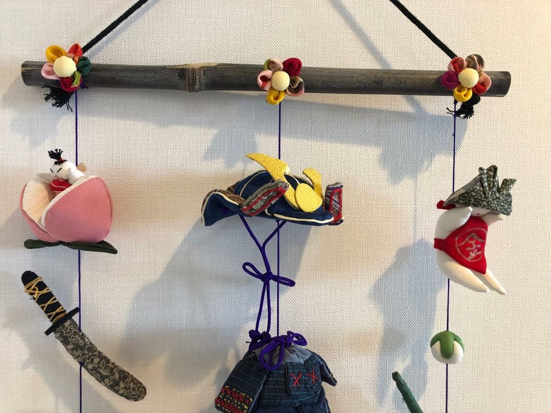 端午の節句の壁掛け④　吊るし飾り　吊るし雛